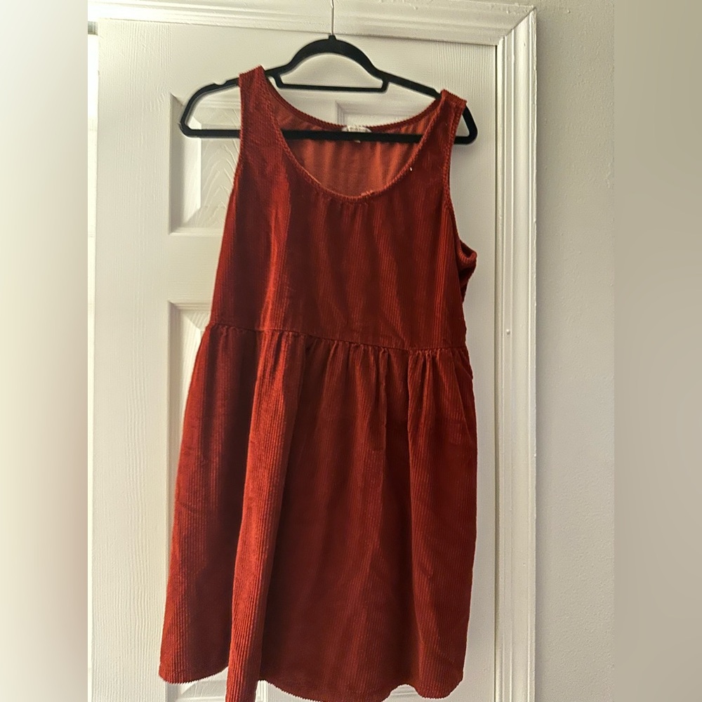 Dusty Red Dress